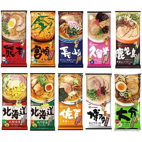 味のマルタイ ご当地シリーズ 棒ラーメン ご当地麺 1袋2人前×10袋 20人前