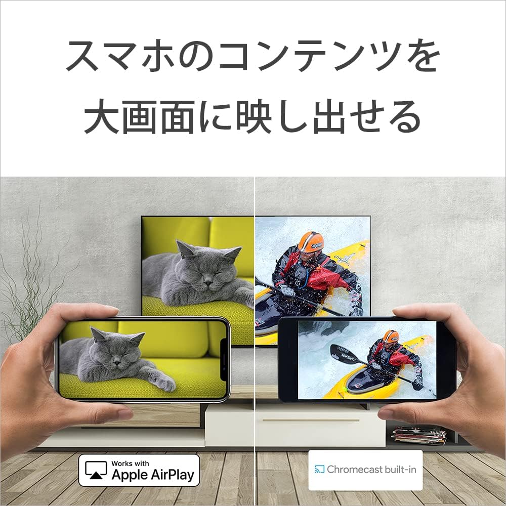 ソニー 55V型 4K X80WKシリーズ 液晶 テレビ ブラビア KJ-55X80WK Google TV Dolby Atmos対応 8畳以上推奨 2022年モデル
