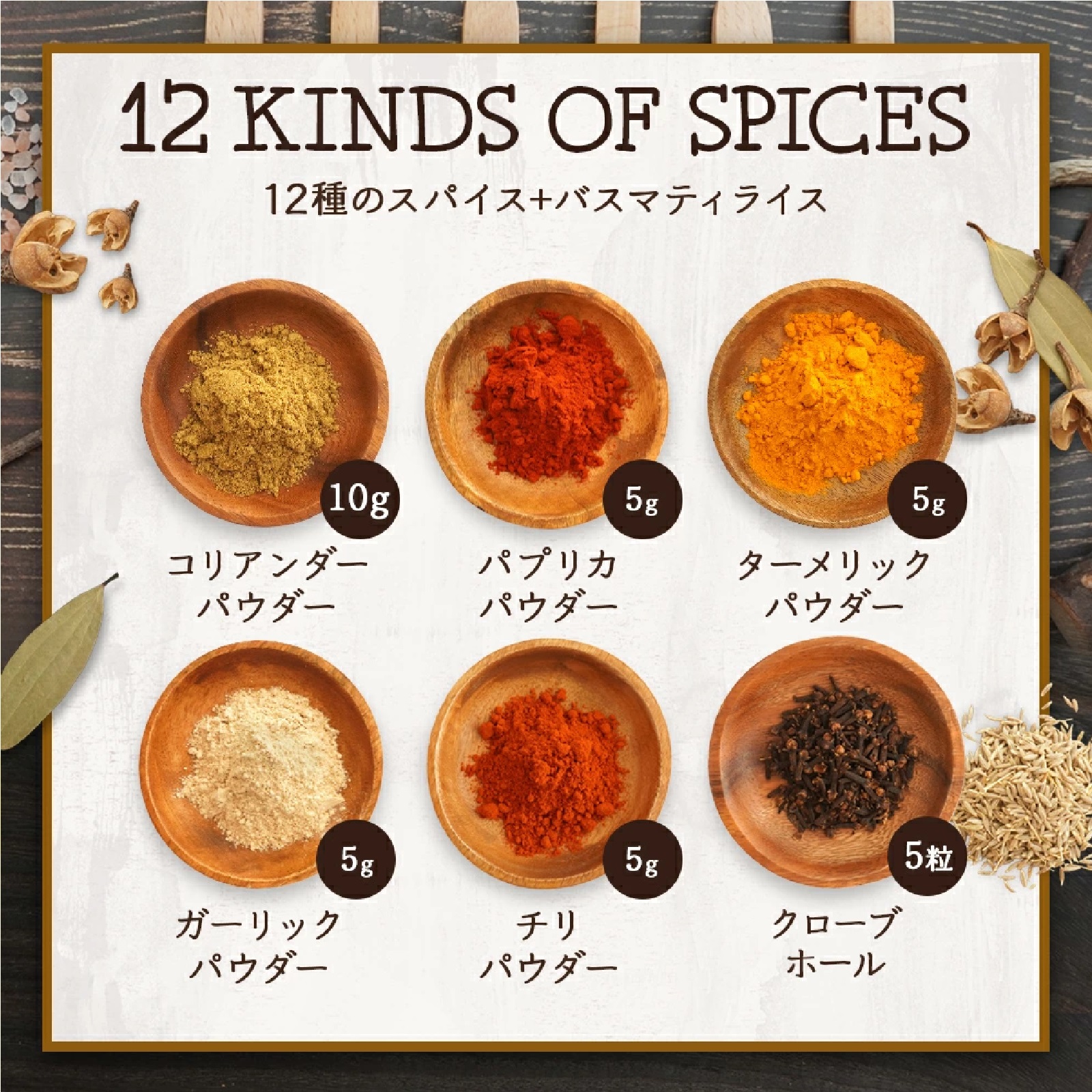 ビリヤニ スパイスセット （3〜4人前入り）