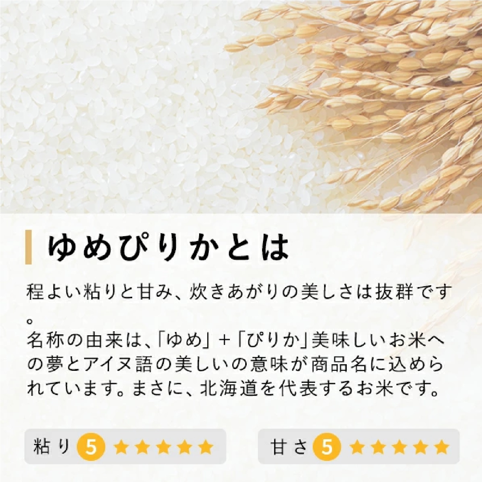 藍 5kg ゆめぴりか 北海道産 特別栽培米