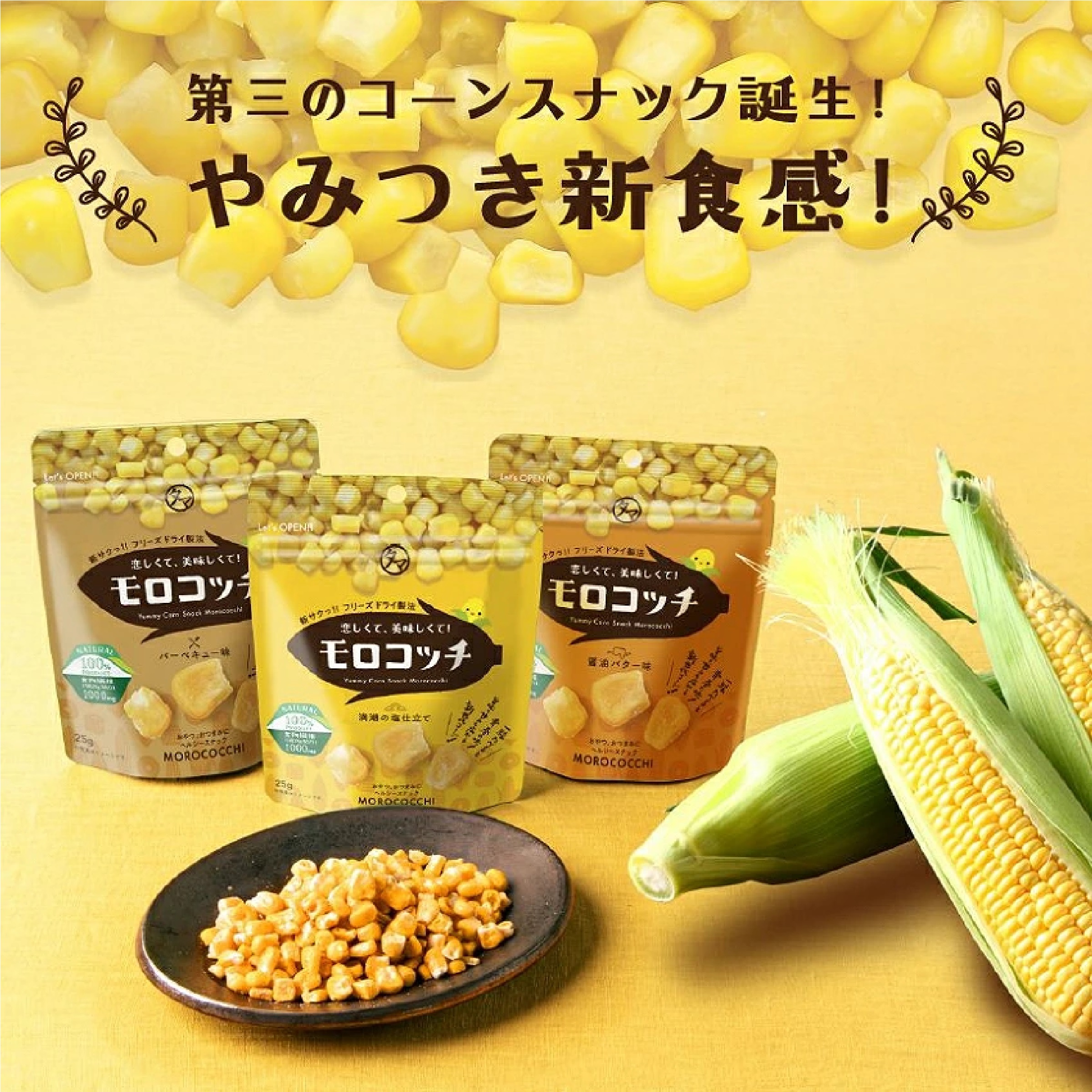 モロコッチ 3種セット（満潮のしお仕立て、バーベキュー味、醤油バター味）