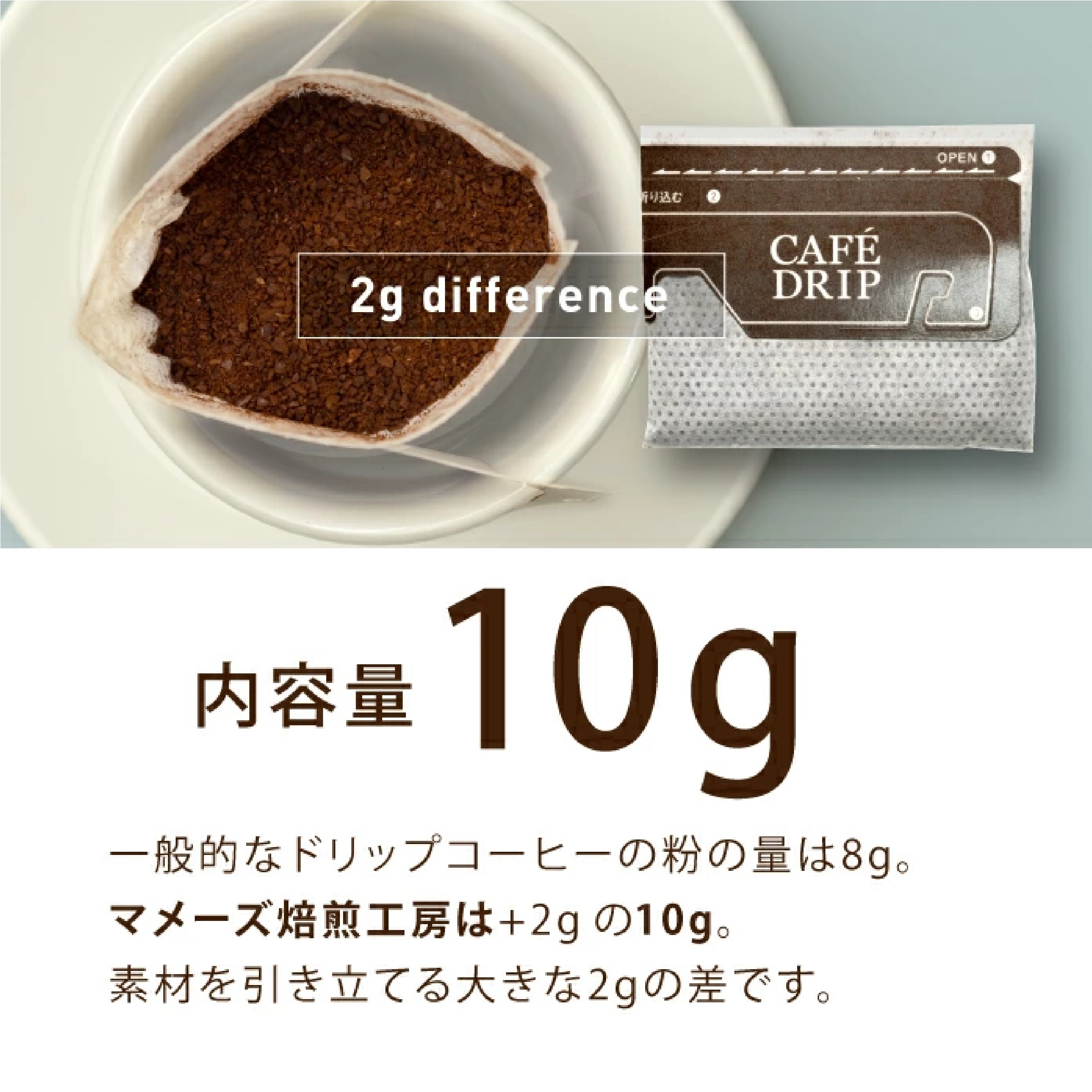 マメーズ ドリップコーヒー お試し たっぷり 10g 4種10個