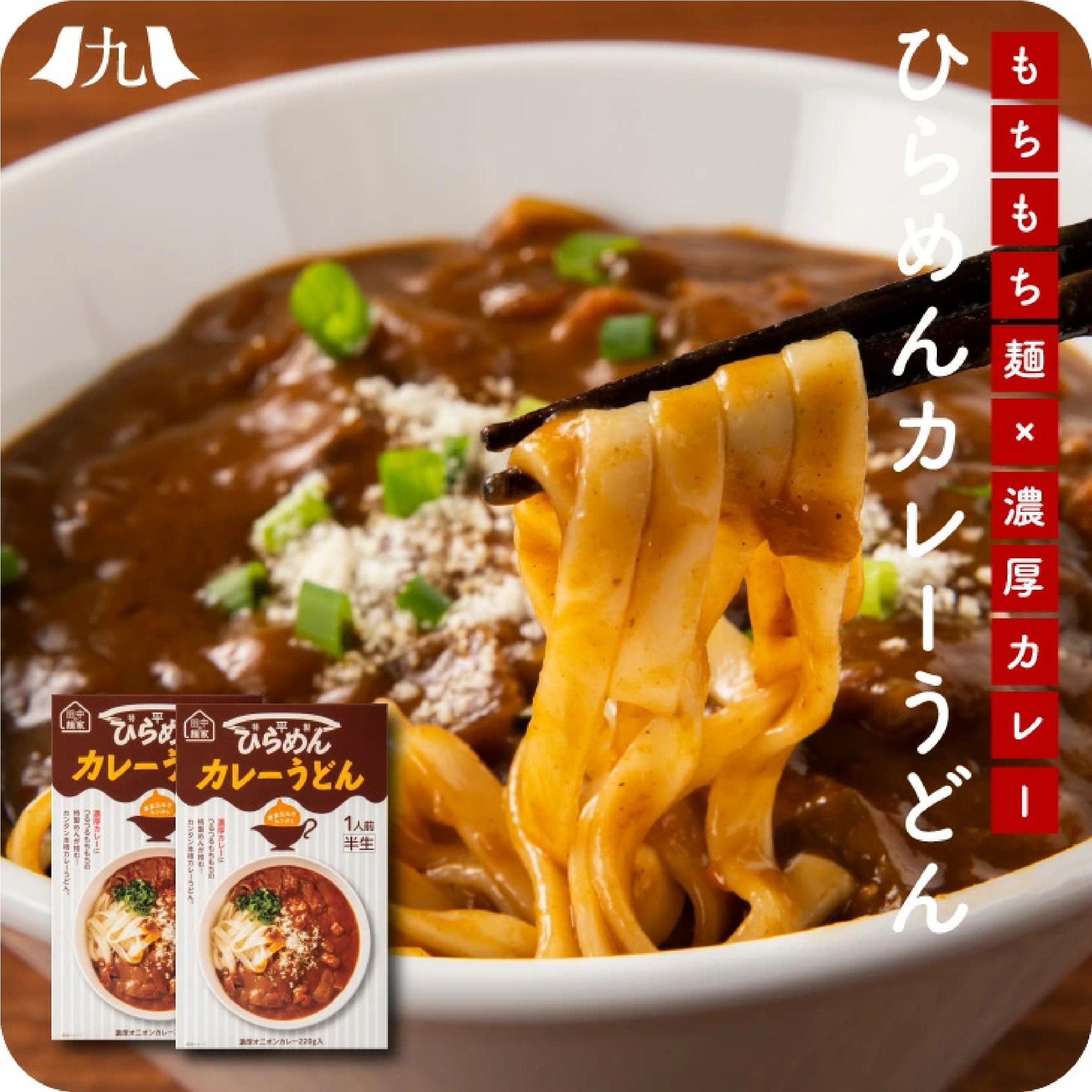 「田中の麺家」ひらめんカレーうどん 1人前×2
