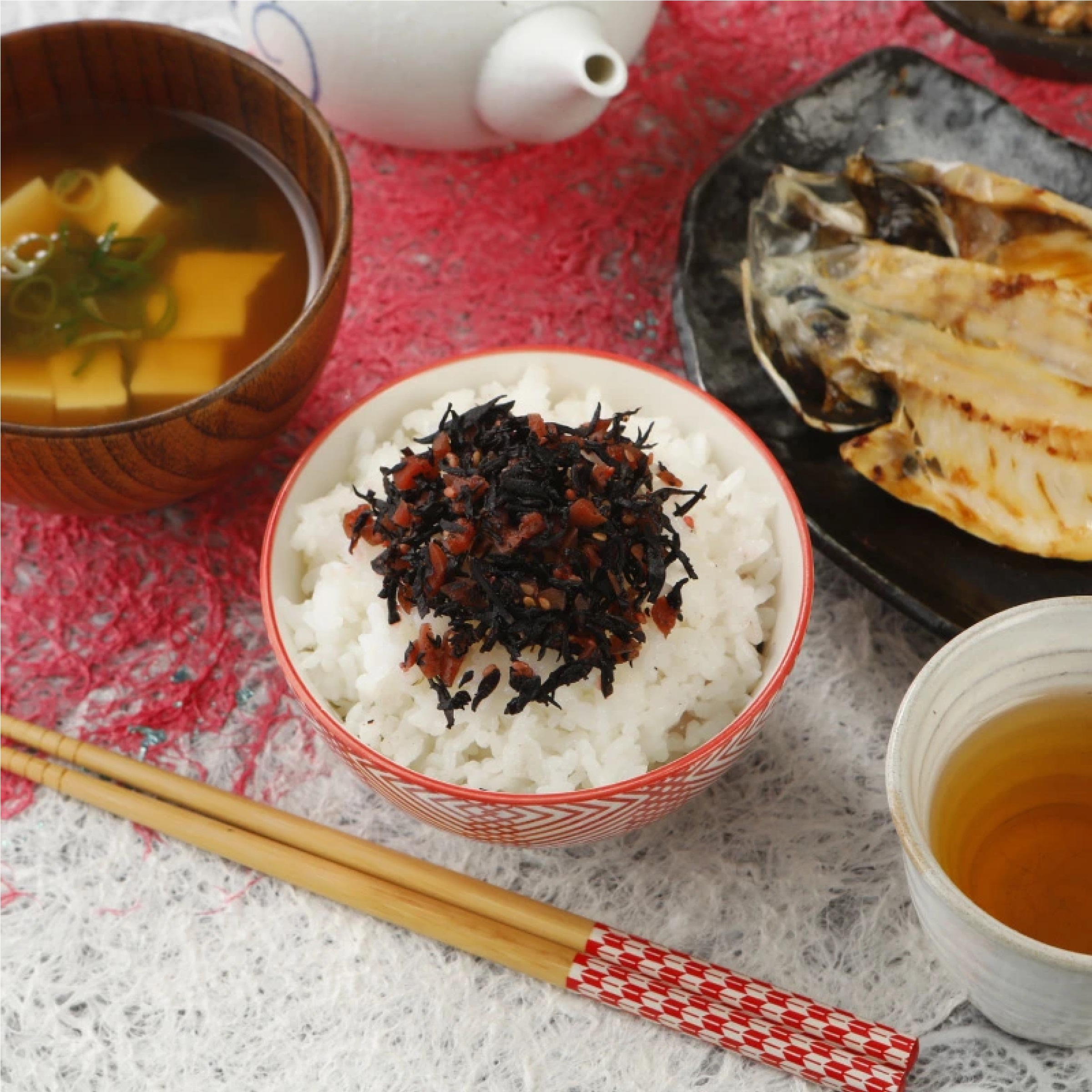 昆布屋さんがつくった 贅沢ふりかけ3種セット(のどぐろと昆布・黒毛和牛のそぼろ・梅の香ひじき)