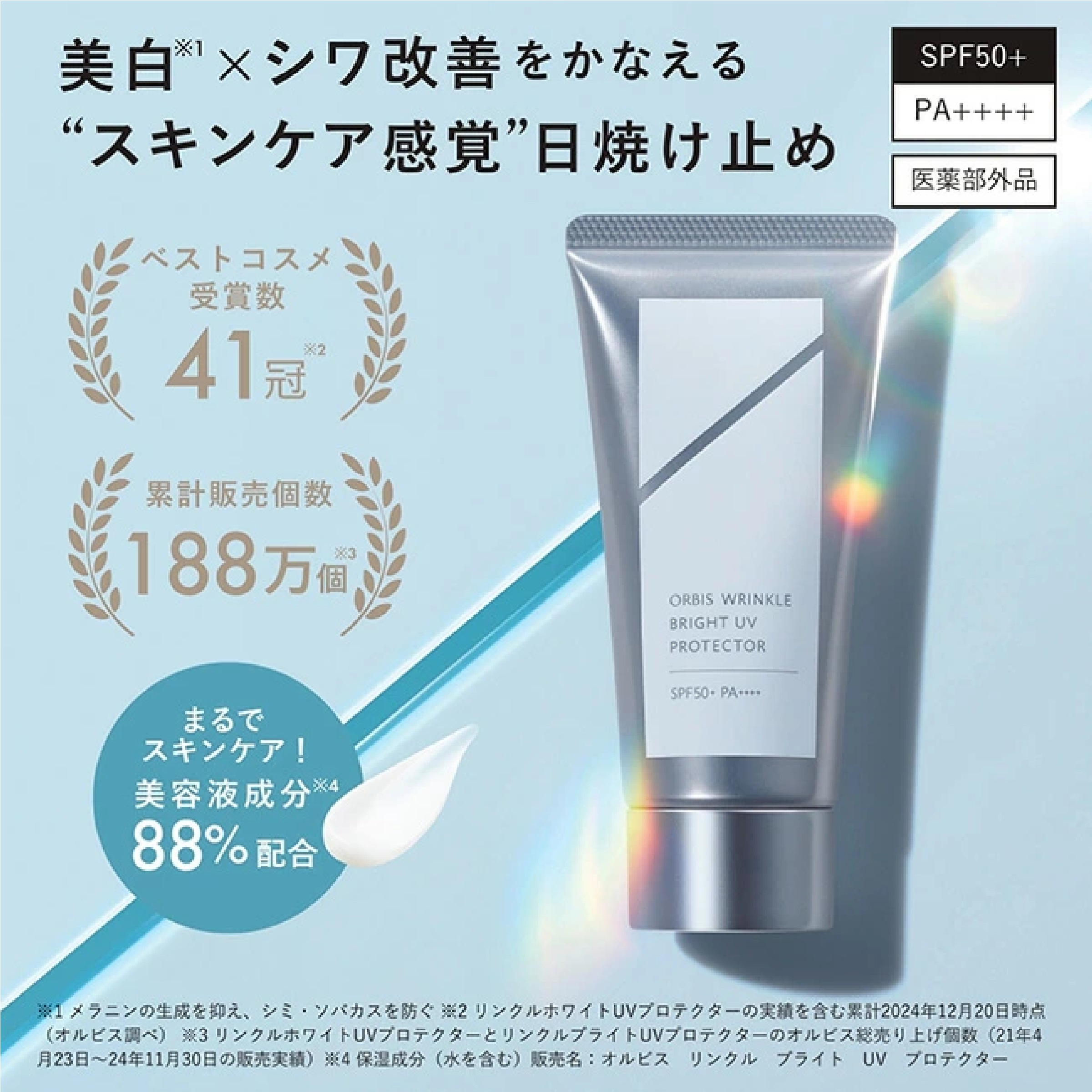 オルビス リンクルブライトUVプロテクター  PA++++ SPF50+