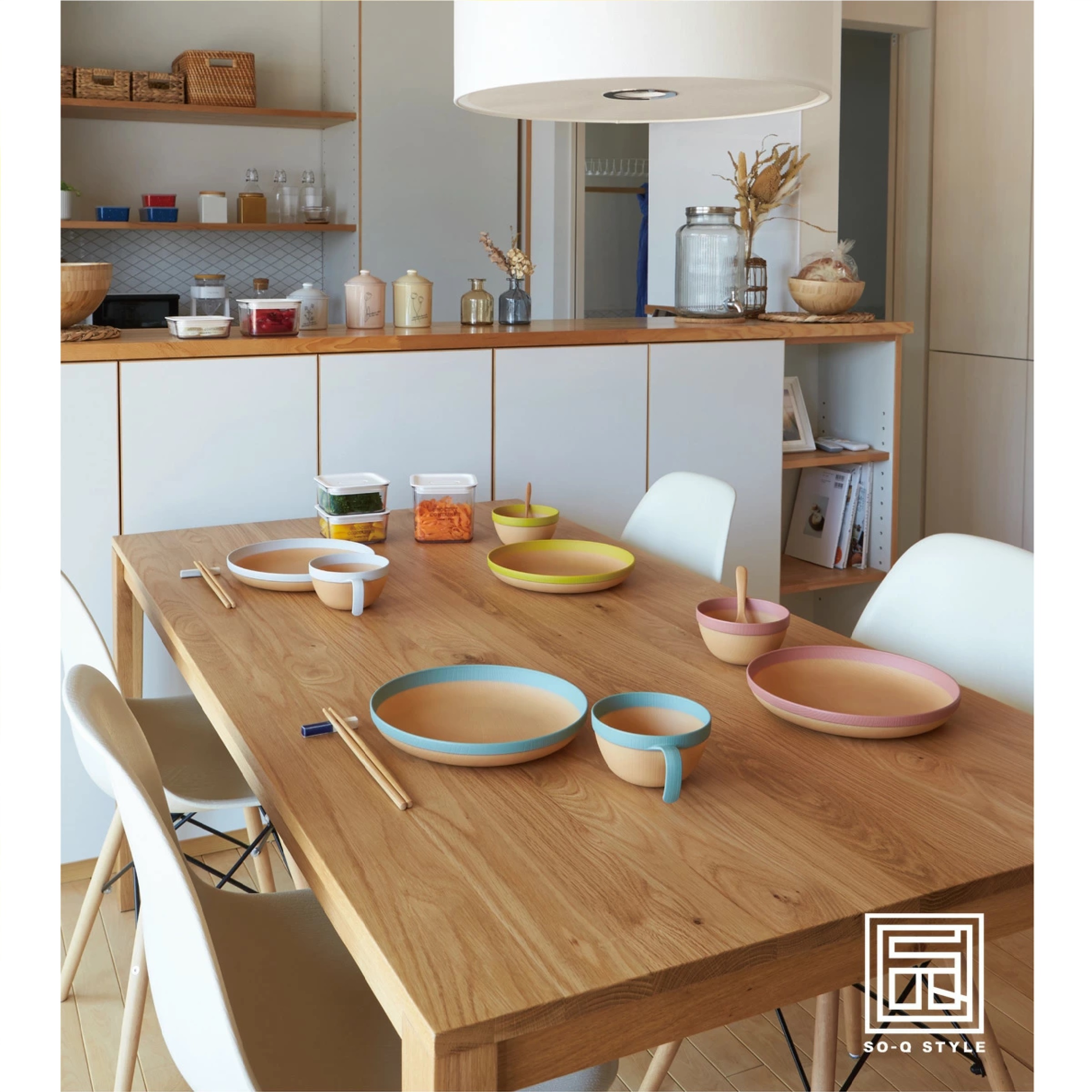 SO-Q STYLE MUSUBI ボウル L 1350ml 同色3個 セット ※色は選べません