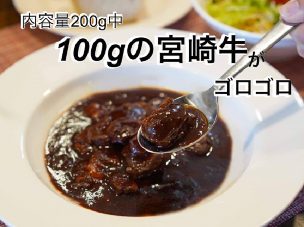 看板商品！宮崎牛ビーフシチュー　お取り寄せ　1人前(200g )