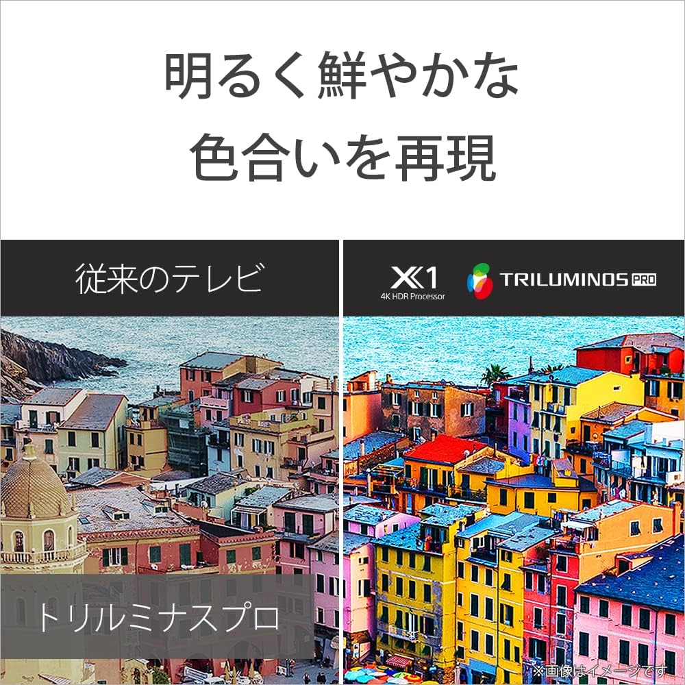 ソニー 55V型 4K X80WKシリーズ 液晶 テレビ ブラビア KJ-55X80WK Google TV Dolby Atmos対応 8畳以上推奨 2022年モデル